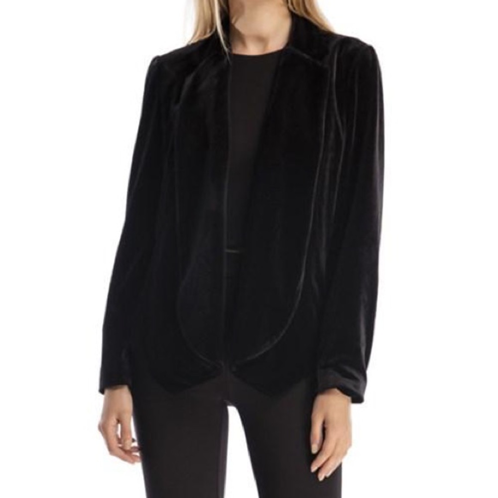 Walter Baker Black Velvet Blazer